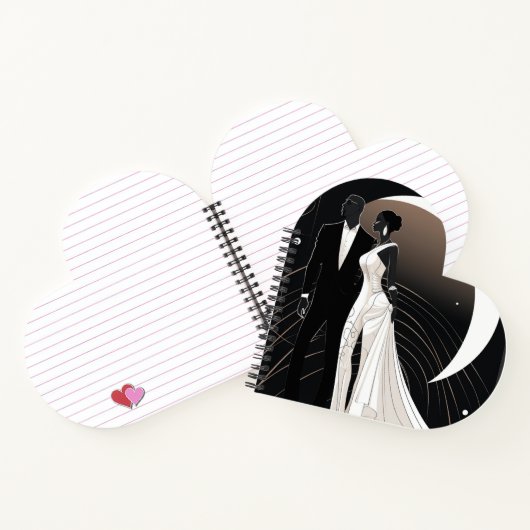 NOIR ELEGANCE #1 NOTIZBLOCK (Innenseite)