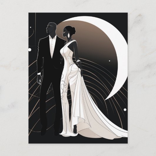 NOIR ELEGANCE #1 POSTCARD POSTKARTE (Vorderseite)