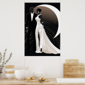 NOIR ELEGANCE #1 POSTER (Küche)