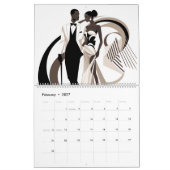 NOIR ELEGANCE 2025 Kalender (Feb 2027)