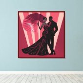 NOIR ELEGANCE-RED #1 LEINWANDDRUCK (Insitu (Holzboden))