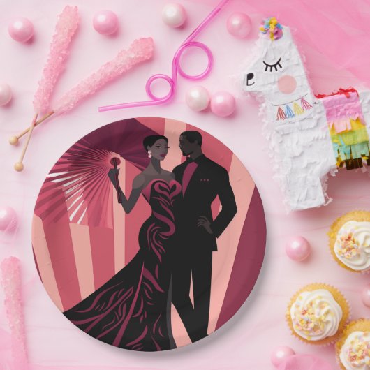 NOIR ELEGANCE-RED #1 PAPPTELLER (Party)