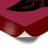 NOIR ELEGANCE-RED #1 POSTER (Ecke)