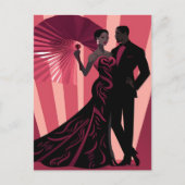 NOIR ELEGANCE-RED #1 POSTKARTE (Vorderseite)