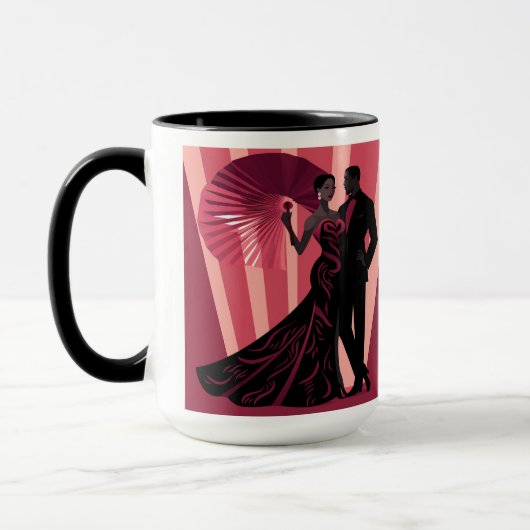 NOIR ELEGANCE-RED #1 TASSE (Links)