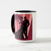 NOIR ELEGANCE-RED #1 TASSE (Vorderseite Links)
