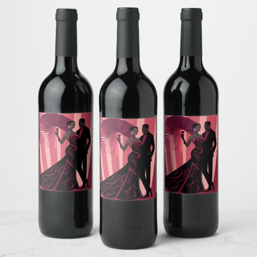 NOIR ELEGANCE-RED #1 WEINETIKETT (Flaschen)