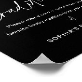 NOIR Familientraditionen Kinderduschzeichen Poster (Ecke)