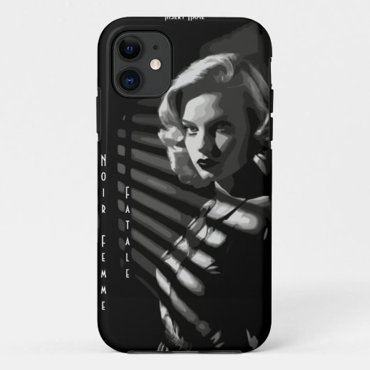 Noir Femme Fatale Case-Mate iPhone Hülle (Rückseite)