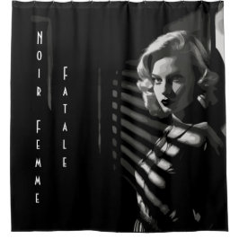 Noir Femme Fatale Duschvorhang