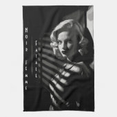 Noir Femme Fatale Geschirrtuch (Vertikal)