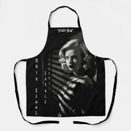 Noir Femme Fatale Schürze
