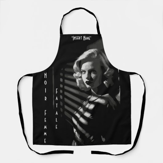 Noir Femme Fatale Schürze (Vorderseite)