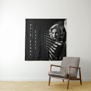 Noir Femme Fatale Wandteppich