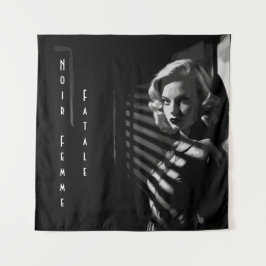 Noir Femme Fatale Wandteppich