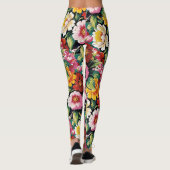Noir Floral Leggings (Rückseite)