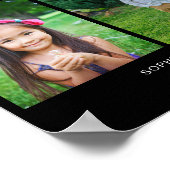 NOIR Fotos Tischnummer 8x10 Poster (Ecke)