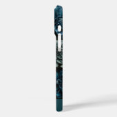 Noir Garden Aquamarin Case-Mate iPhone Hülle (Rückseite / Links)