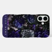 Noir Garden Blue Case-Mate iPhone Hülle (Rückseite (Horizontal))