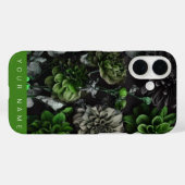 Noir Garden Green Case-Mate iPhone Hülle (Rückseite (Horizontal))