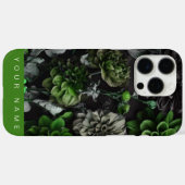 Noir Garden Green Case-Mate iPhone Hülle (Rückseite (Horizontal))