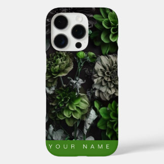 Noir Garden Green iPhone 16 Pro Hülle