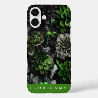 Noir Garden Green iPhone 16 Plus Hülle