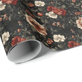 Noir Garten Geschenkpapier (Rolleneckpunkt)