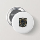Noir Jazz Katze Katzen-Vater-Geschenkidee - Noir J Button (Vorne & Hinten)