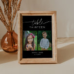 NOIR Kinderkarten Tischnummer Card 12x18<br><div class="desc">Die NOIR Collection zeichnet sich durch eine klassische Schwarz-Farbe und einen atemberaubenden modernen Kalligraphie-Script-Schriftart aus, der ein elegantes und elegantes Aussehen schafft. Diese Kollektion ist ideal für Paare, die gewollt haben, ein zeitloses und klassisches Ambiente für ihre besondere Veranstaltung zu schaffen. Das fett schwarze Farbschema schafft einen auffallenden Kontrast zum...</div>