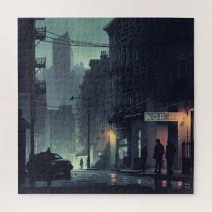 Noir Night City Puzzle