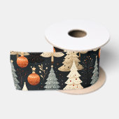 Noir Noël Baum Satinband (Spule)