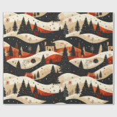 Noir Noël - House Geschenkpapier (Flach)