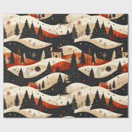 Noir Noël - House Geschenkpapier