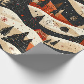 Noir Noël - House Geschenkpapier (Ecke)