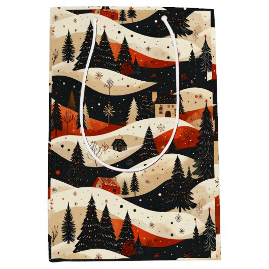 Noir Noël - House Mittlere Geschenktüte (Vorderseite)