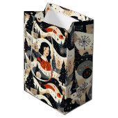 Noir Noël Mittlere Geschenktüte (Vorderseite Schrägansicht)