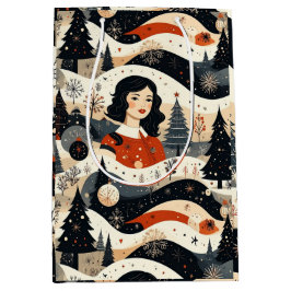 Noir Noël Mittlere Geschenktüte