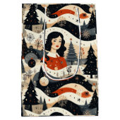 Noir Noël Mittlere Geschenktüte (Rückseite)