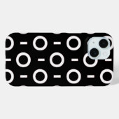 Noir Orbit Case-Mate iPhone Hülle (Rückseite (Horizontal))