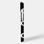 Noir Orbit Case-Mate iPhone Hülle (Rückseite / Links)