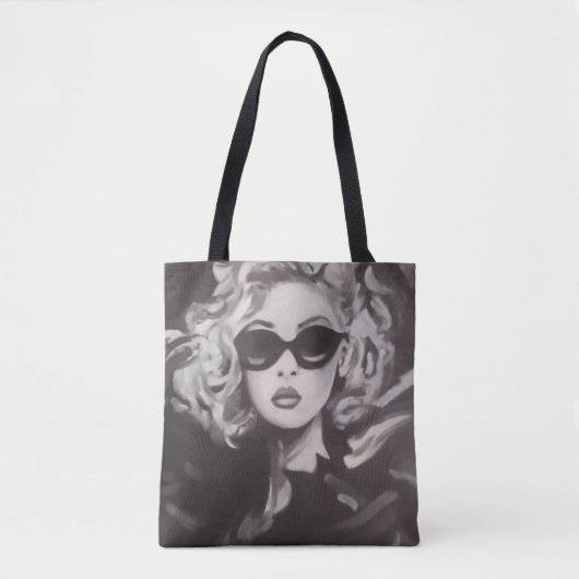 Noir-Portrait-Tasche Tasche (Vorderseite)