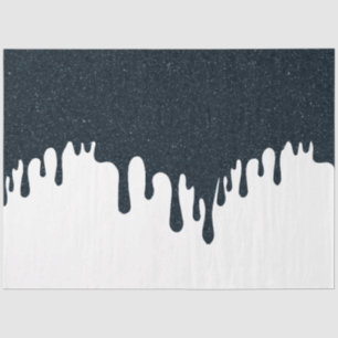 Noir-Tinten-Tropf-Tissue-Papier – Anpassbar Seidenpapier