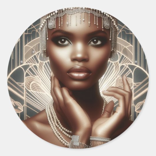 Noire Belle Sticker (Vorderseite)