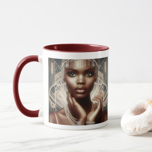Noire Belle Tasse (Mit Donut)