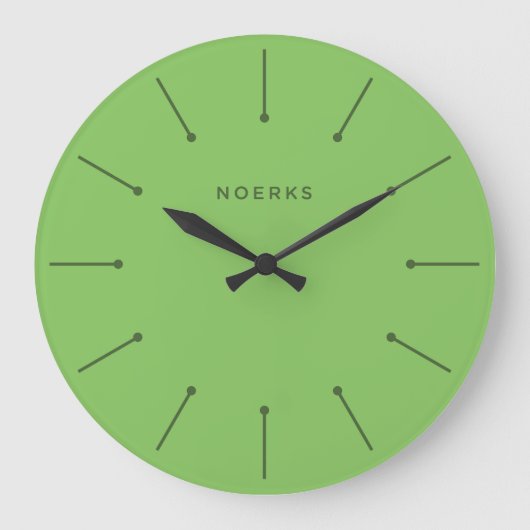 Noirva-Minimaluhr Große Wanduhr (Vorderseite)
