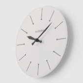 Noirva-Minimaluhr Große Wanduhr (Winkel)