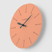 Noirva-Minimaluhr Große Wanduhr (Winkel)