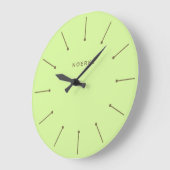 Noirva-Minimaluhr Große Wanduhr (Winkel)