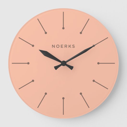 Noirva-Minimaluhr Große Wanduhr (Vorderseite)